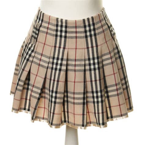 burberry golf yellow plaid skirt|burberry long pleated skirt.